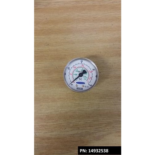 Pressure Gauge, 0-400 Psi