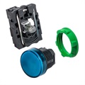 Leuchtmelder blau + LED 24V